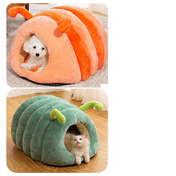 Transform Your Pet's Comfort with the Plush Pet Bed Winter Warm
