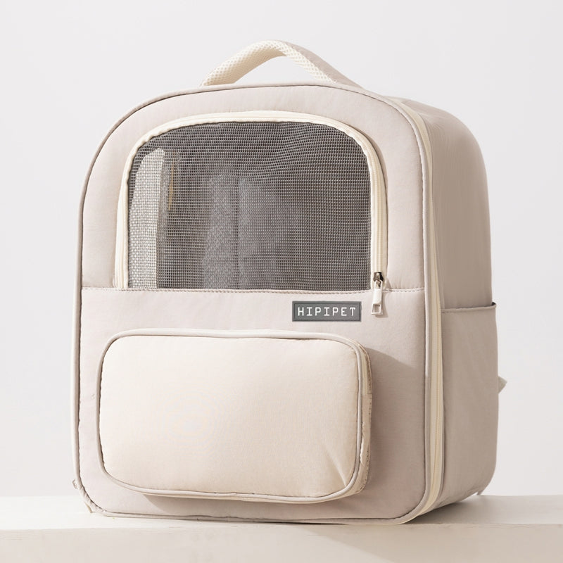 Breathable Pet Travel Backpack With Mesh Window Comfort