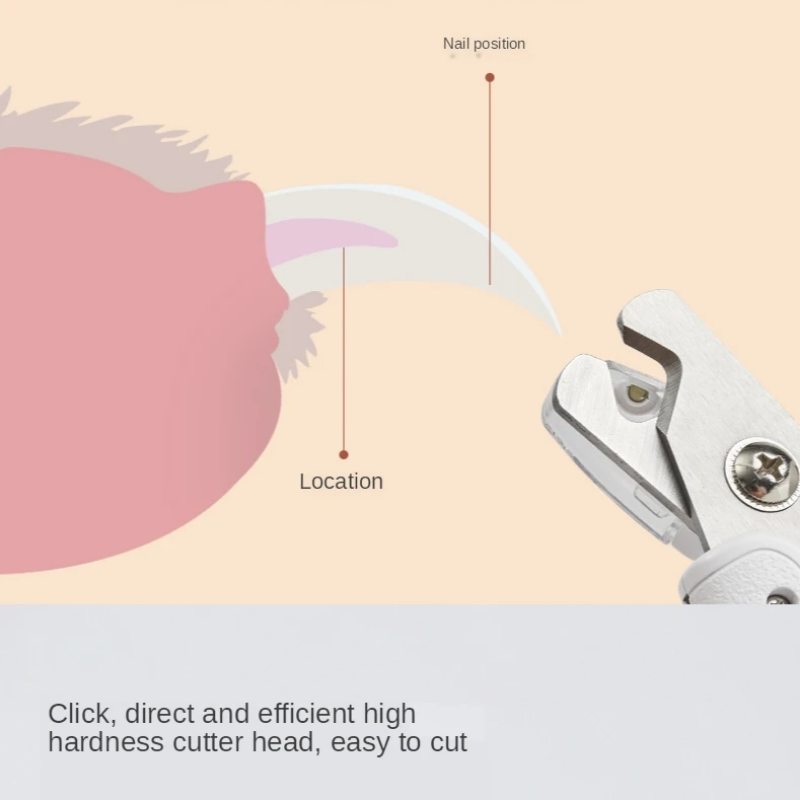 Professional Pet Nail Clipper Scissors With LED Nail Trimmer