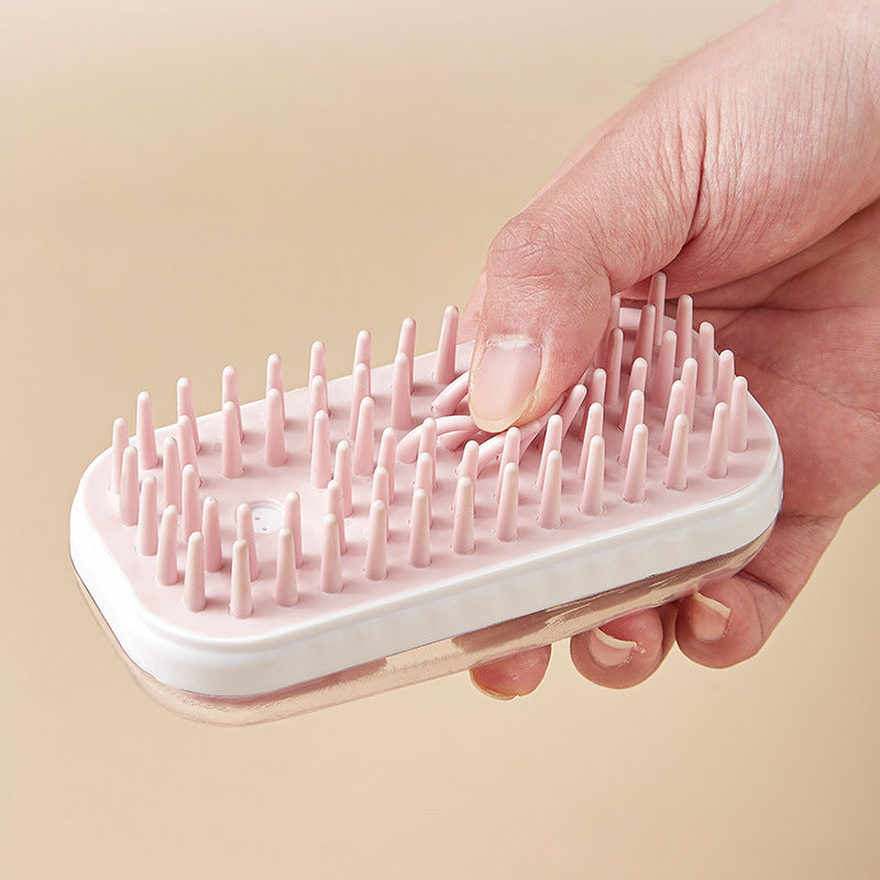 Silicone Pet Bath and Massage Cleaning Brush