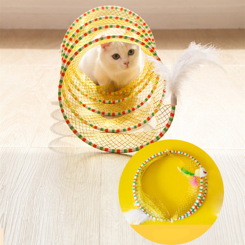 Foldable Pet Cat Tunnel Storage Toy