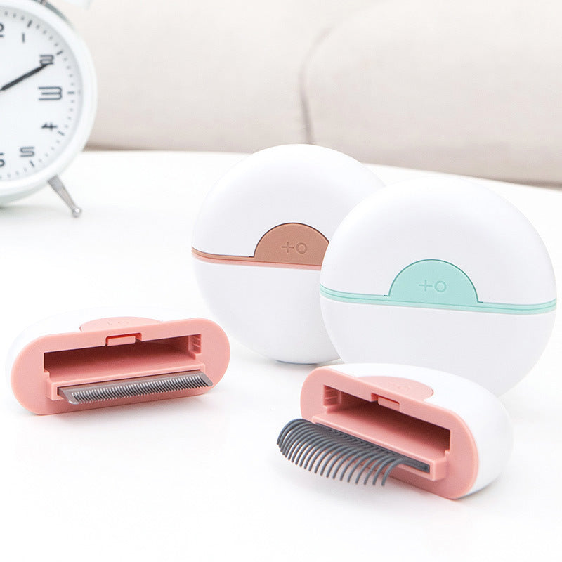 Pet Grooming Comb Steel Brush For Hair Removal And Detangling