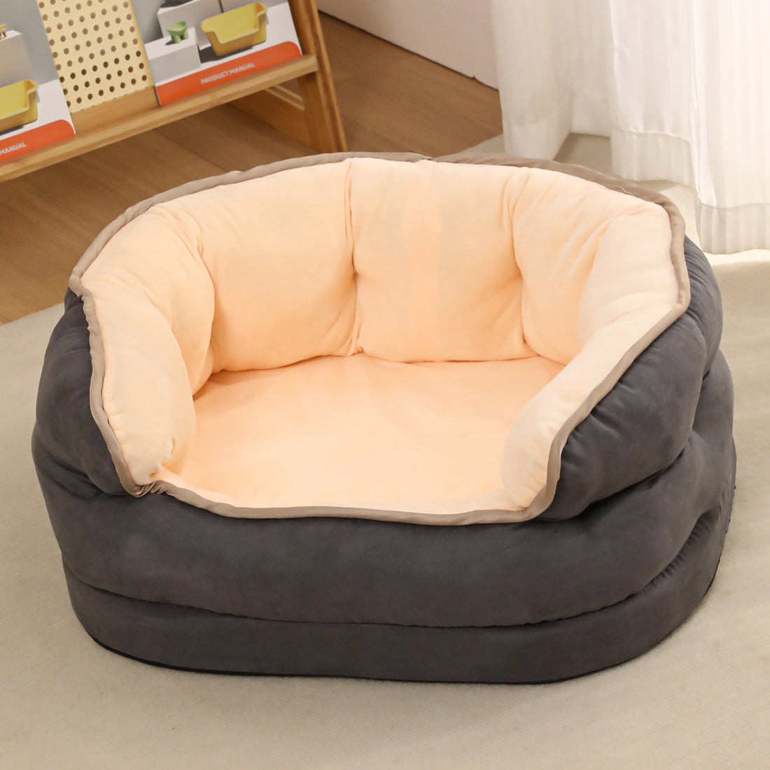 Plush Pet Sofa Bed Thickened Warm Washable Mattress