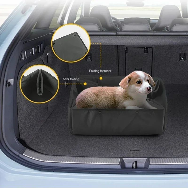 3-in-1 Portable Pet Travel Bed Carrier With Cushion