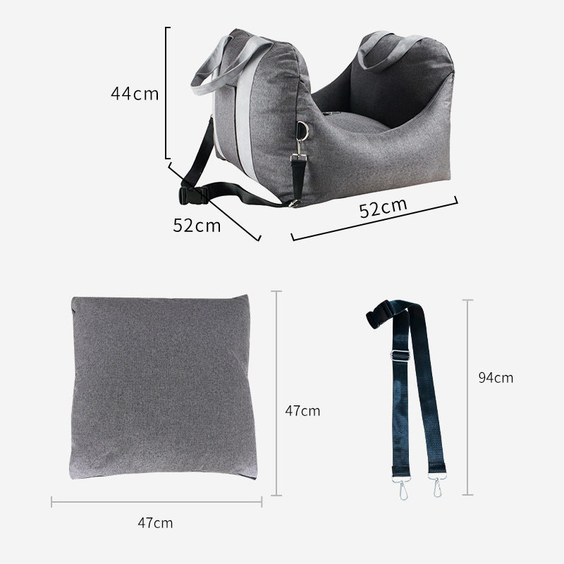 Detachable Washable Pet Car Seat Carrier For All Seasons