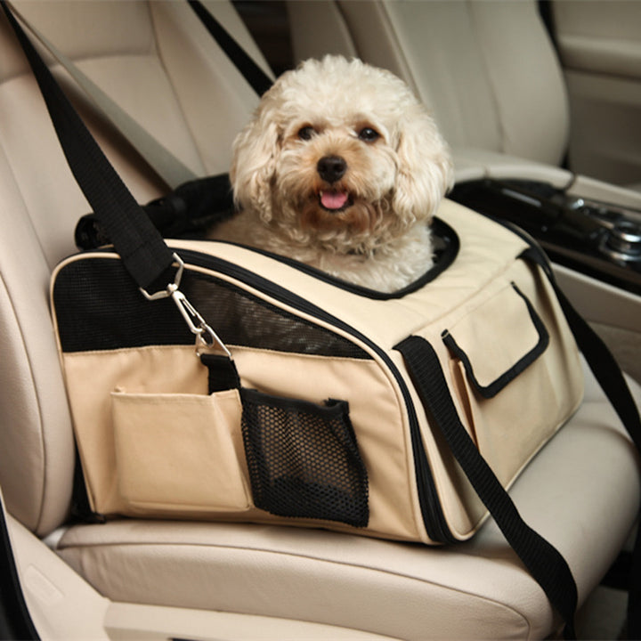 Folding Pet Car Seat Carrier Bag Hammock For Travel