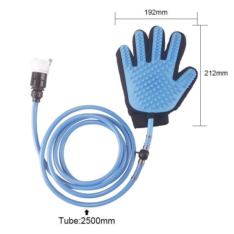 Pet Shower Bath Brush Five-Finger Massage Gloves