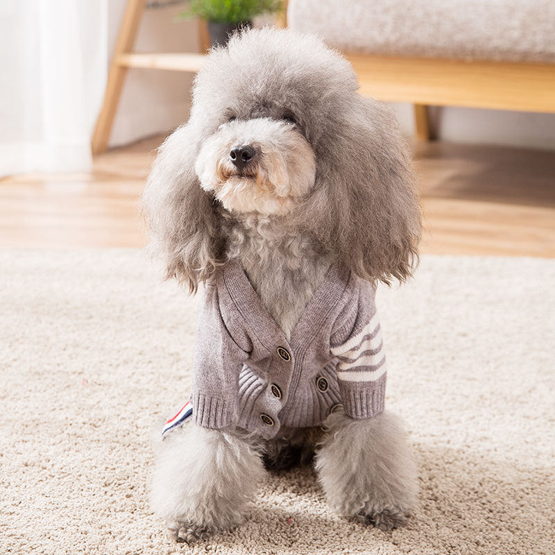 Warm Knit Pet Sweater Coat