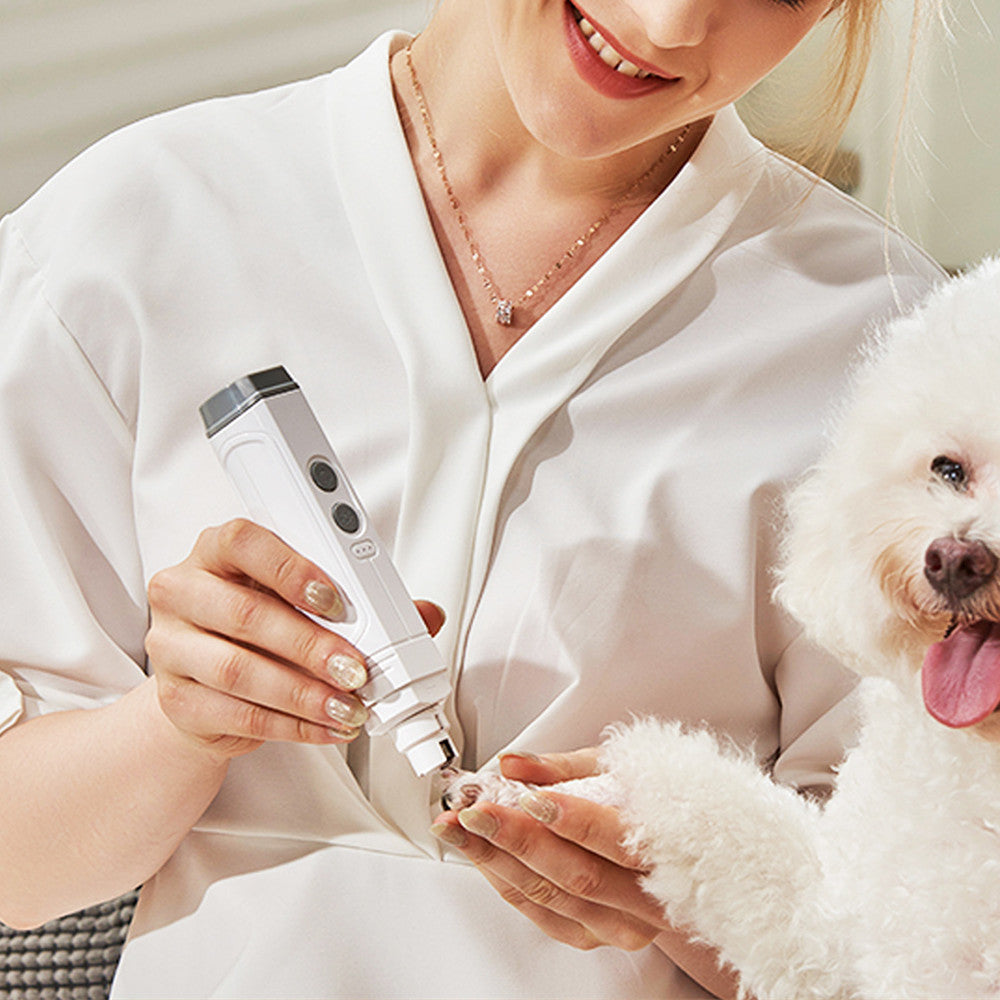 High-Power Automatic Pet Nail Trimmer Double Lamp Device