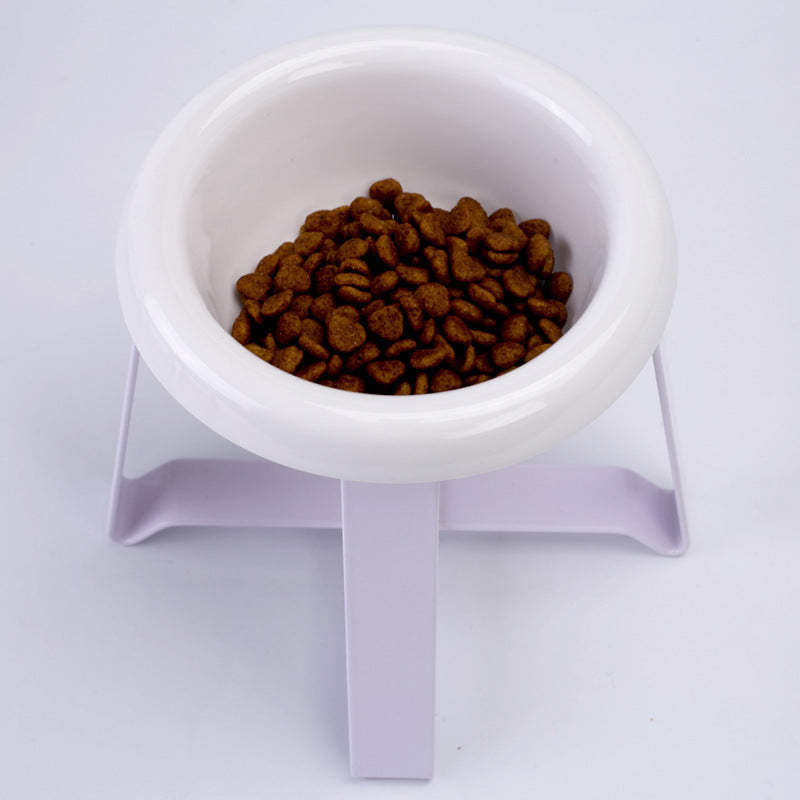 Creative 2-in-1 Antislip Pet Food And Water Bowl With Stand