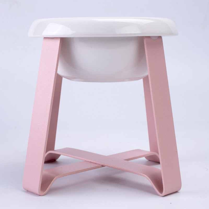 Creative 2-in-1 Antislip Pet Food And Water Bowl With Stand