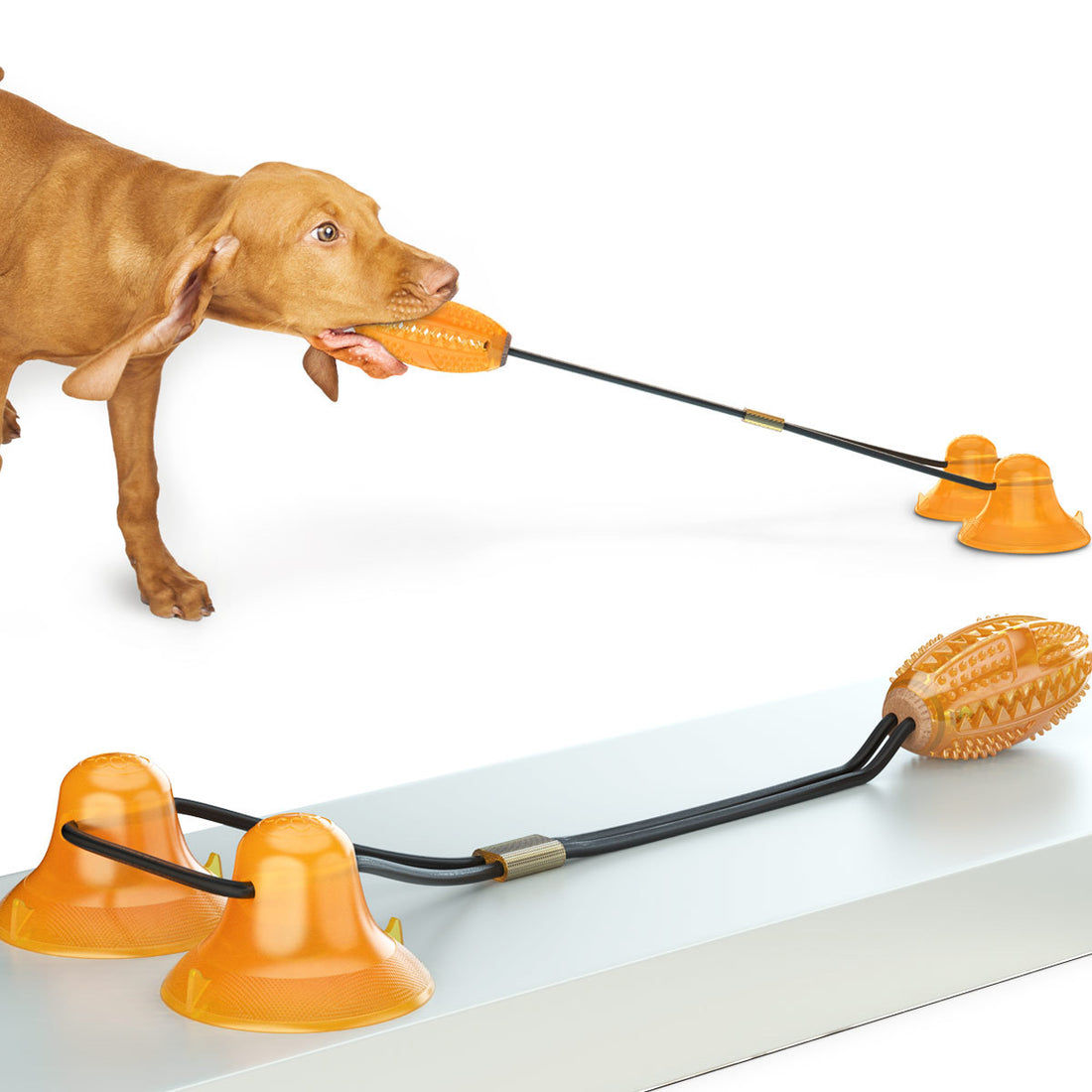 Multifunctional Double Tug Rope Pet Chew Toy
