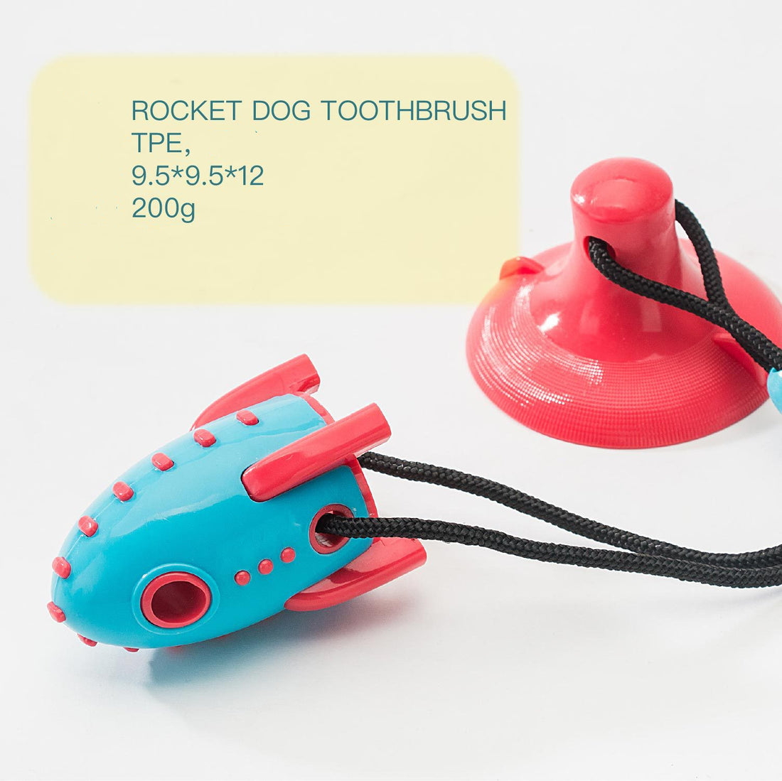 Rocket-Shaped Bite-Resistant Pet Treat Toy