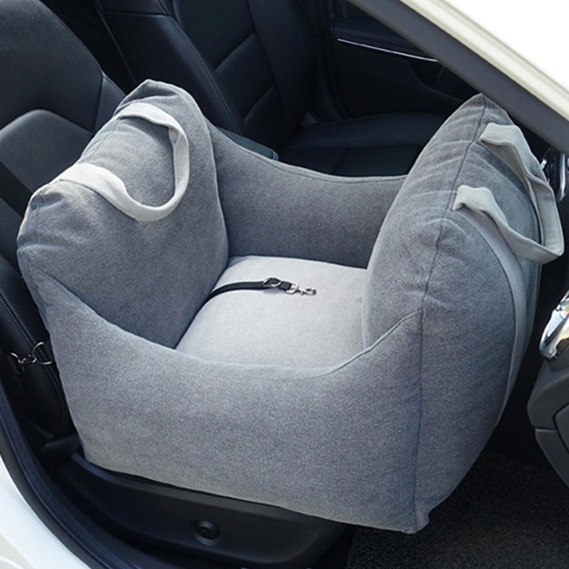 Waterproof Portable Pet Car Seat With Safety Mesh