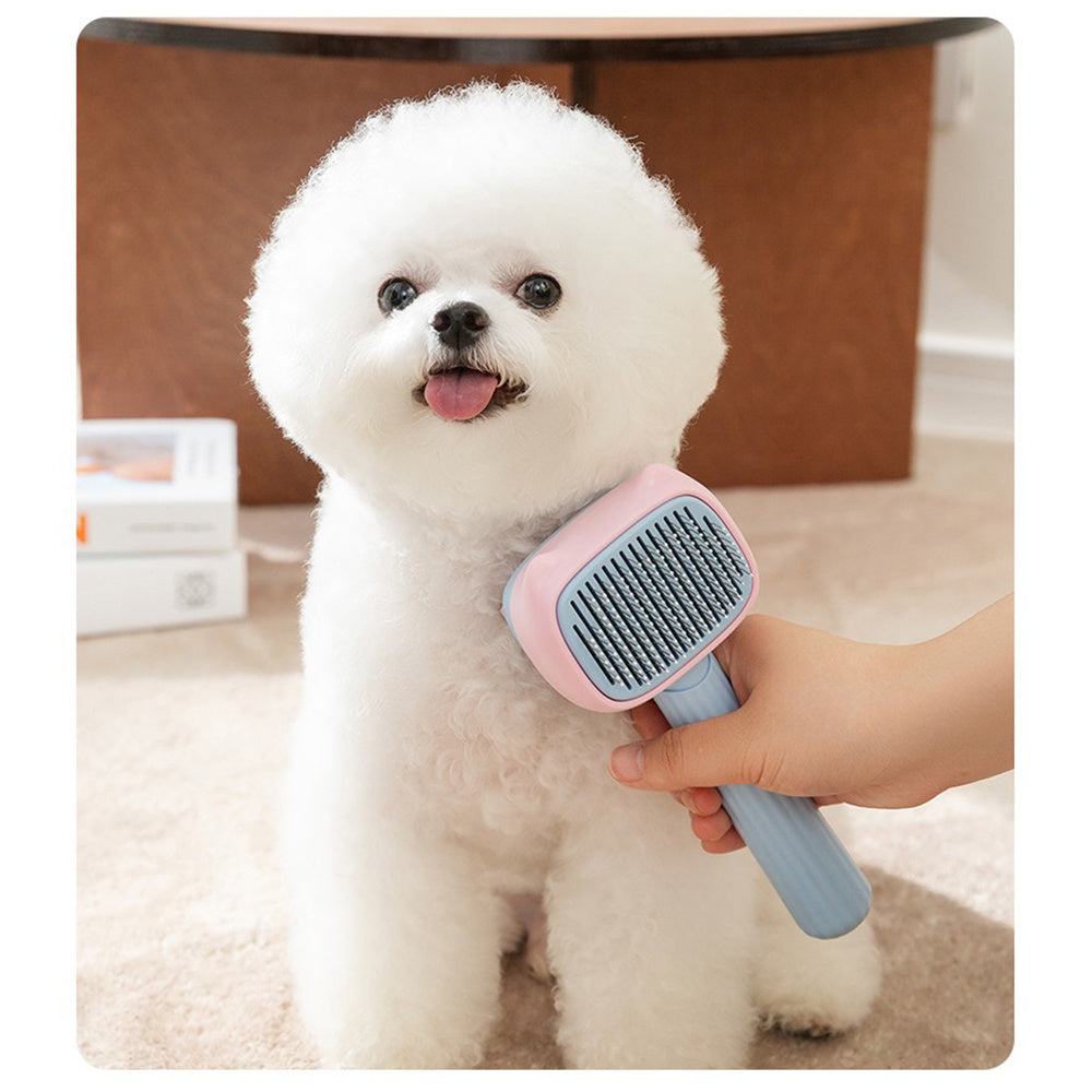 Pet Deshedding Brush Dematting Comb Hair Grooming Tool