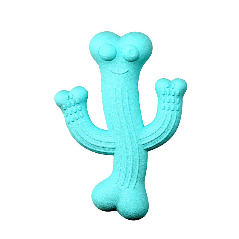 Durable Cactus-Shaped Interactive Pet Chew Toy