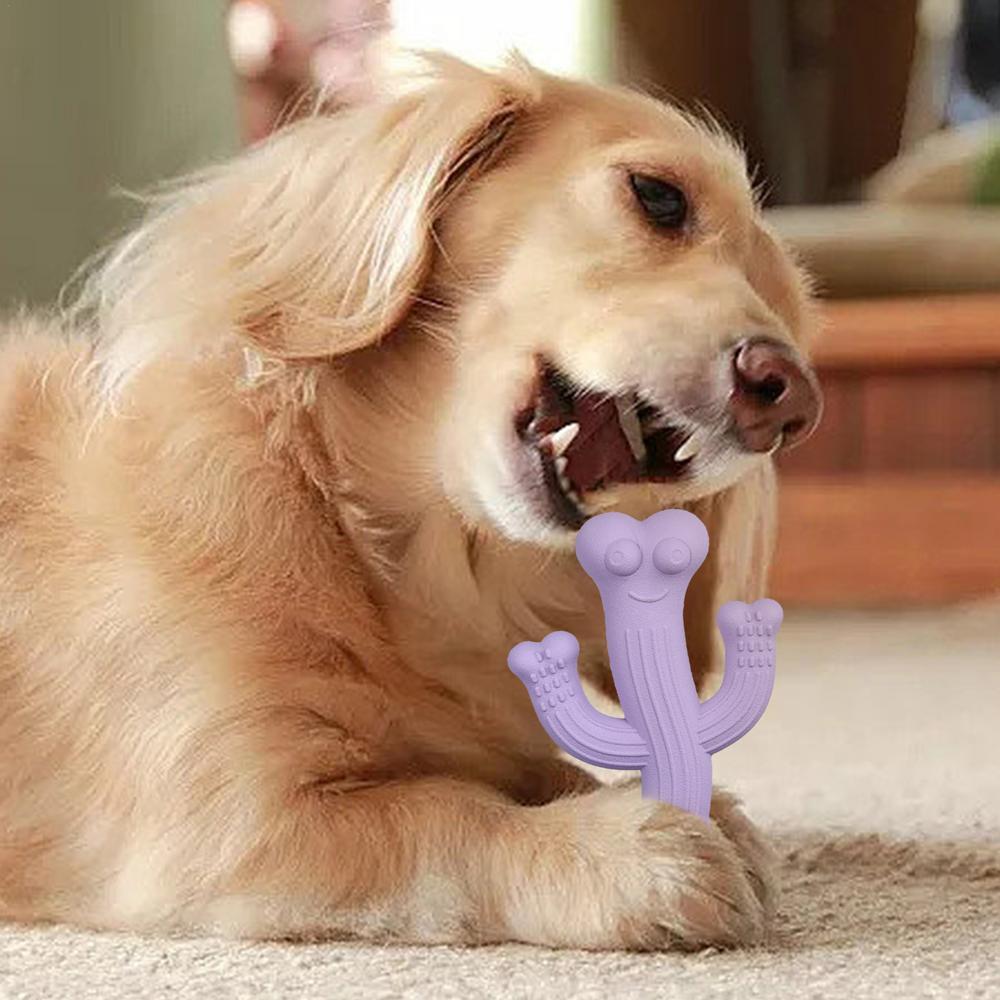 Durable Cactus-Shaped Interactive Pet Chew Toy