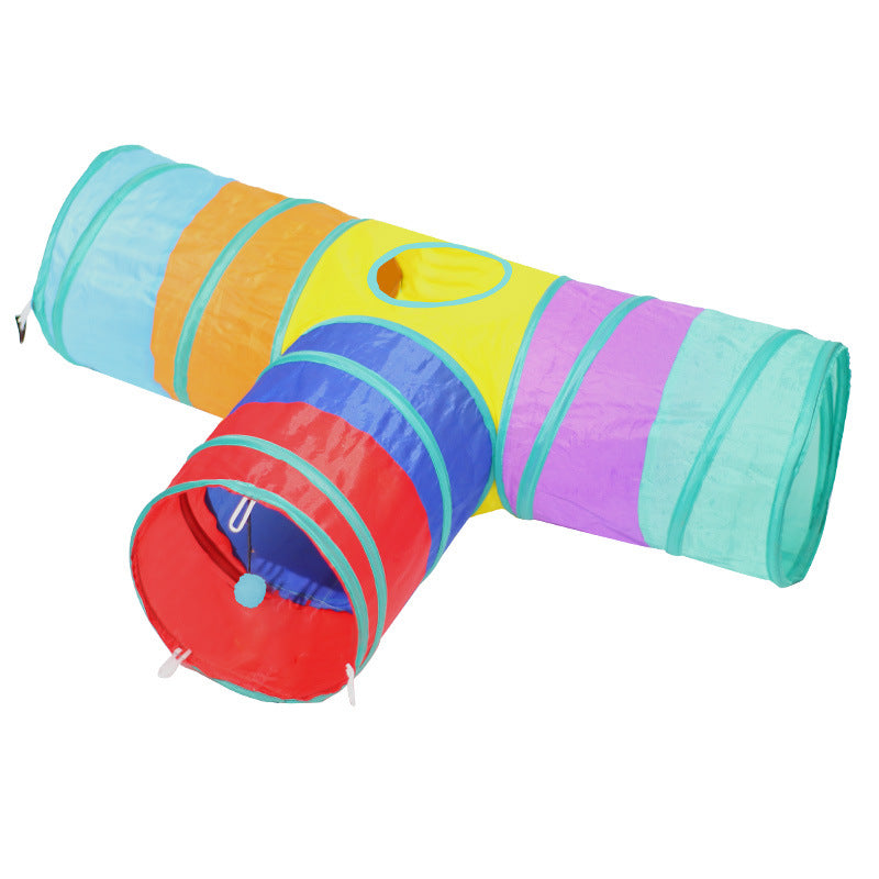 Foldable Pet Cat Tunnel Climbing Toy
