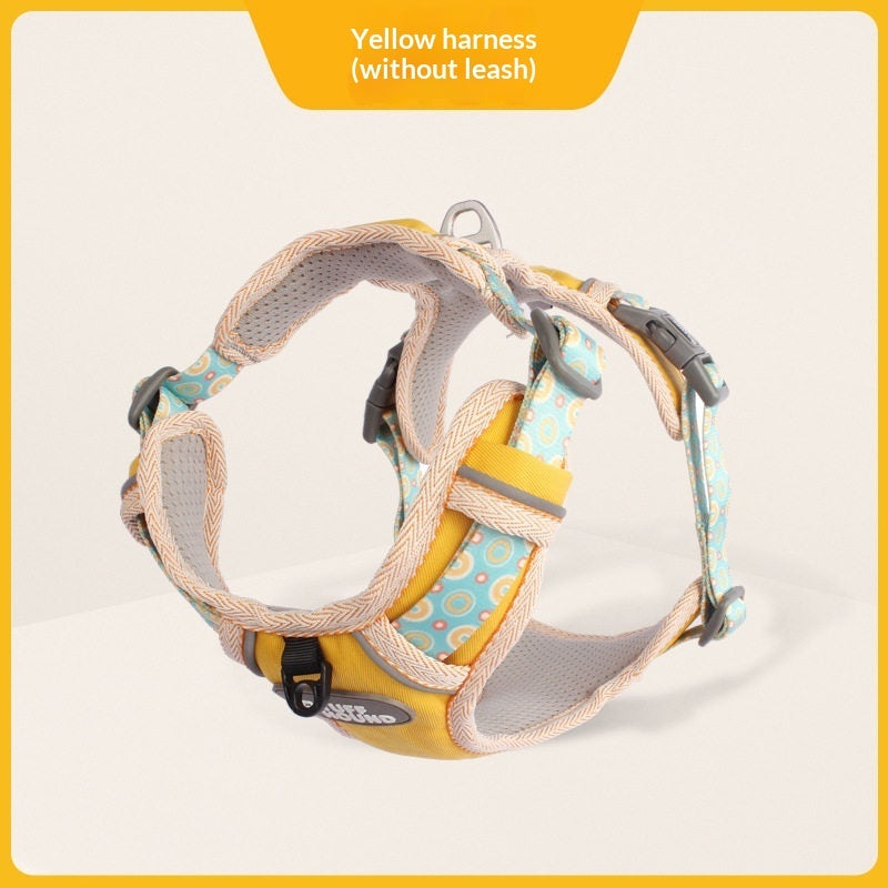 Pet Harness Vest With Adjustable Walking Leash
