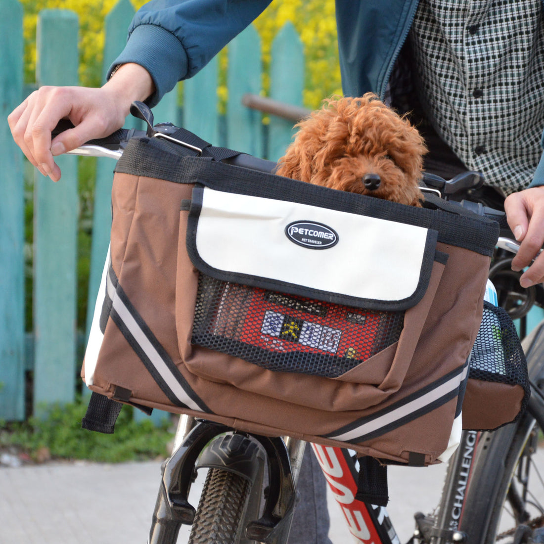 Removable Front Bike Basket Pet Carrier For Small Pets