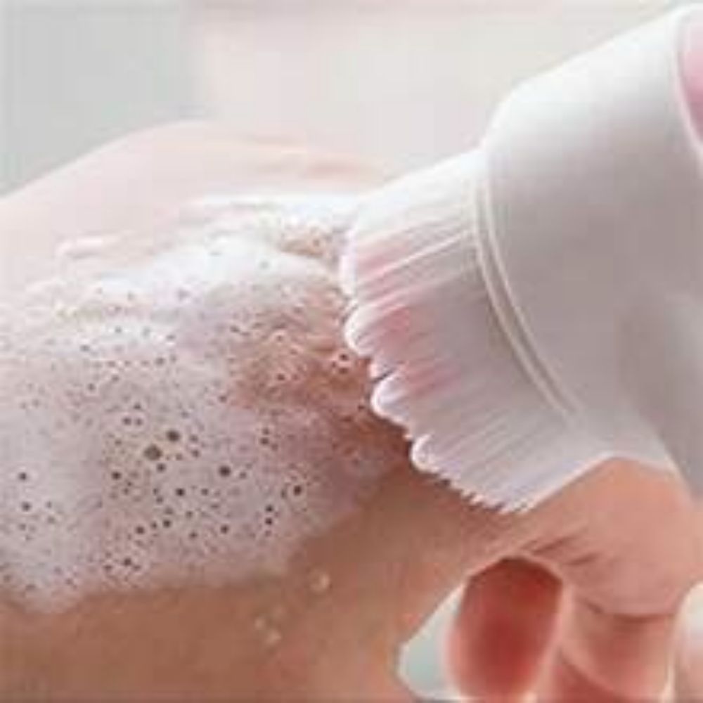 Easy Clean Nylon Pet Paw Brush Grooming Massage Tool