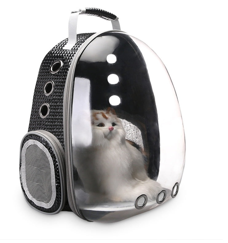 Portable Pet Backpack Carrier Bubble Capsule 360° Viewing