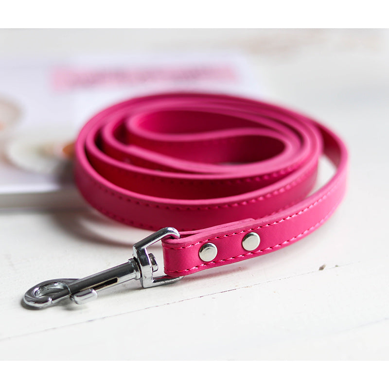 Adjustable Pet Leash With Comfortable Collar Set