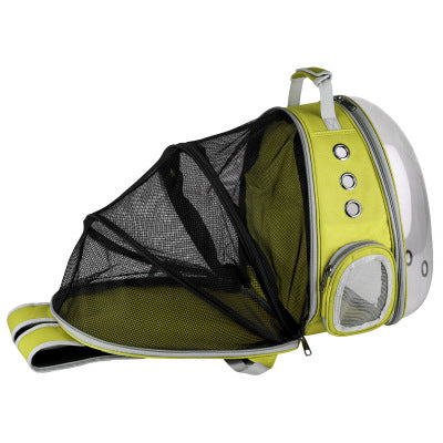 Portable Pet Backpack Carrier Bubble Capsule 360° Viewing