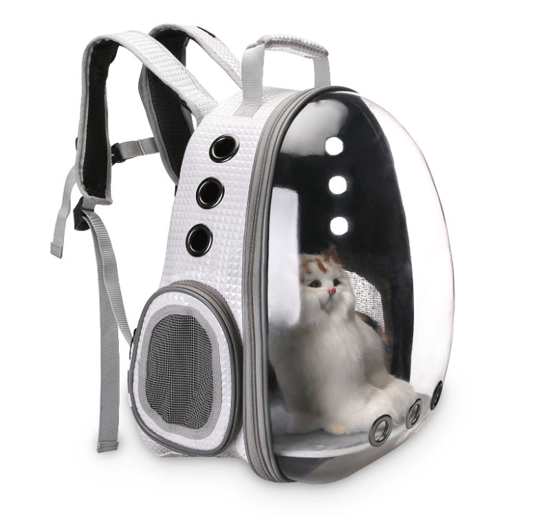 Portable Pet Backpack Carrier Bubble Capsule 360° Viewing