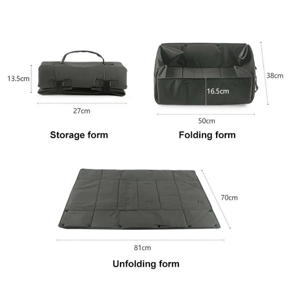 3-in-1 Portable Pet Travel Bed Carrier With Cushion