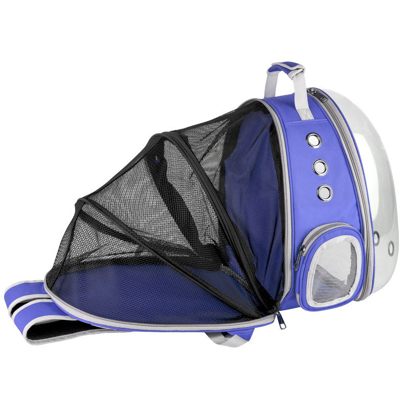 Portable Pet Backpack Carrier Bubble Capsule 360° Viewing