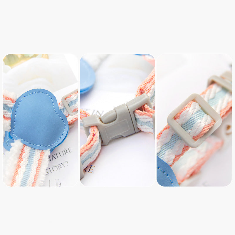 Breathable Summer Pet Harness Vest With Leash