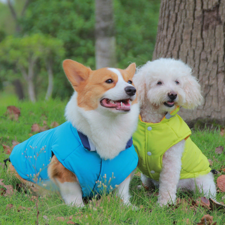 Thickened Waterproof Pet Jacket Double-Sided Reflective