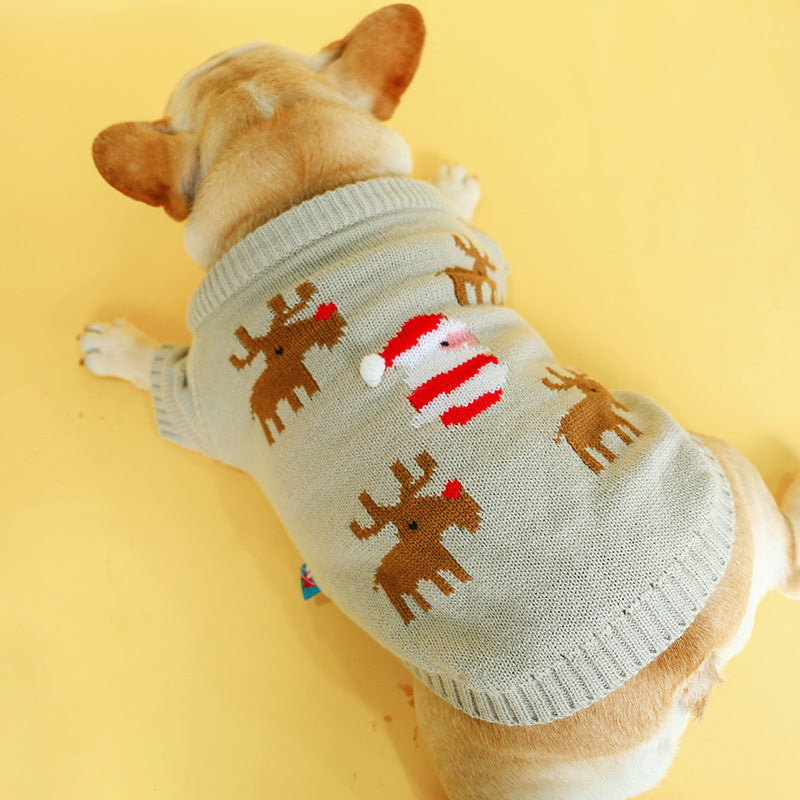 Pet Holiday Christmas Knit Sweater