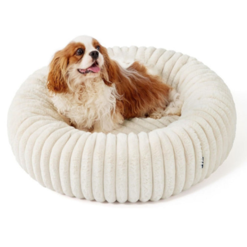 High-Grammage Plush Pet Bed Warm Soft Round Cushion Mat