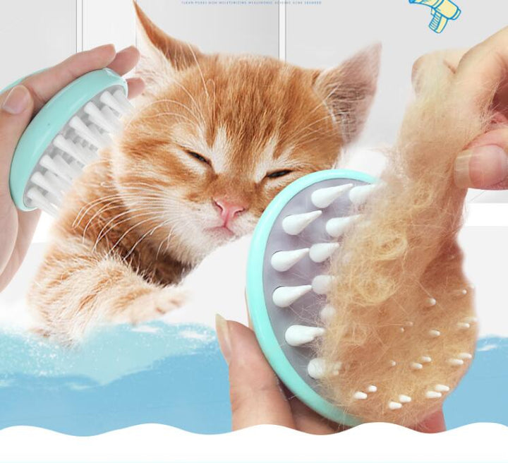 Pet Massage Bath Brush Grooming Silicone Comb