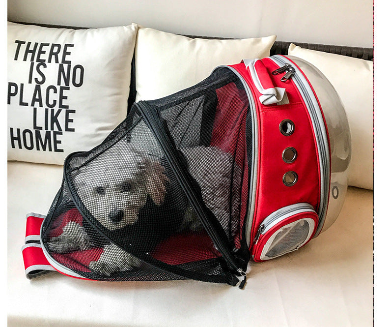 Portable Pet Backpack Carrier Bubble Capsule 360° Viewing