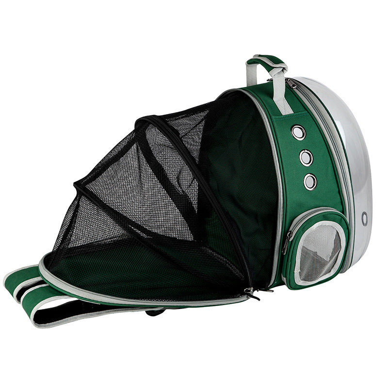 Portable Pet Backpack Carrier Bubble Capsule 360° Viewing