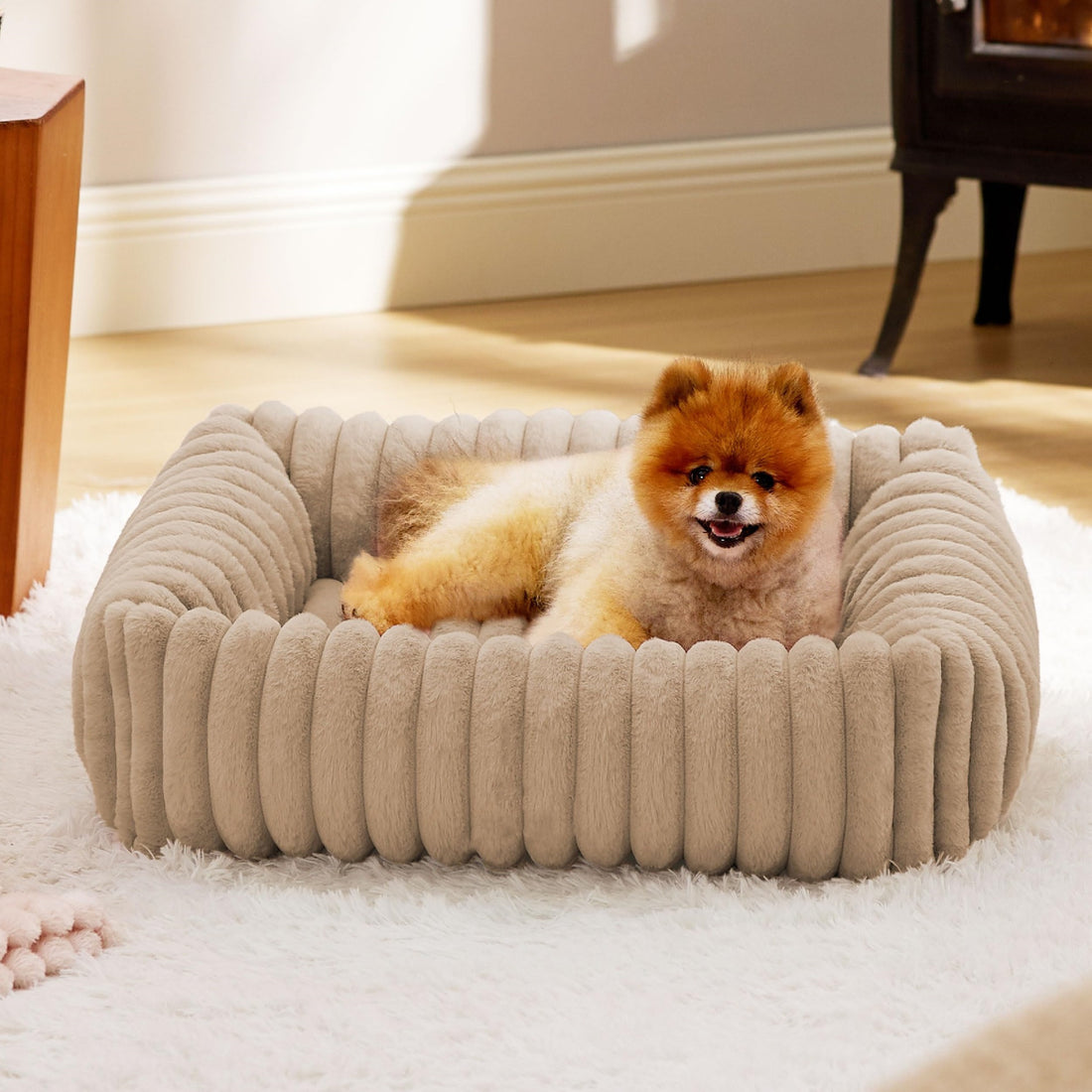 All-Season Plush Pet Bed Warm Comfortable House