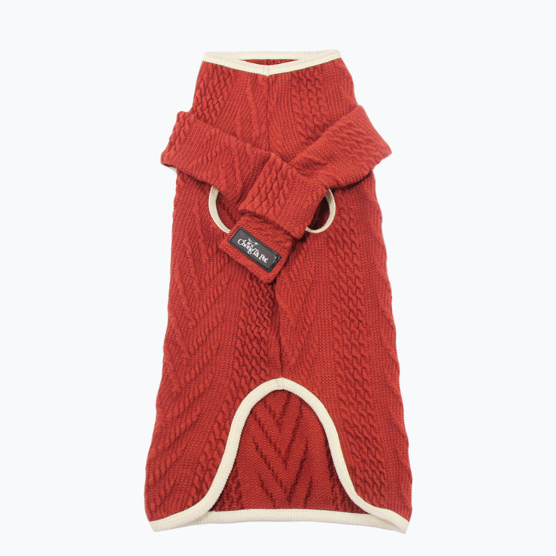Vintage Twist Pet Knit Sweater