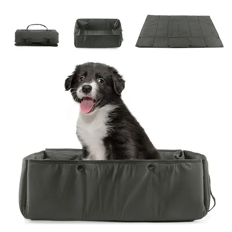 3-in-1 Portable Pet Travel Bed Carrier With Cushion