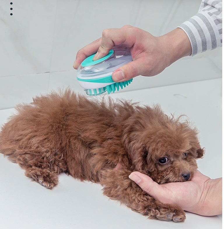 Pet Bath Massage Brush For Grooming