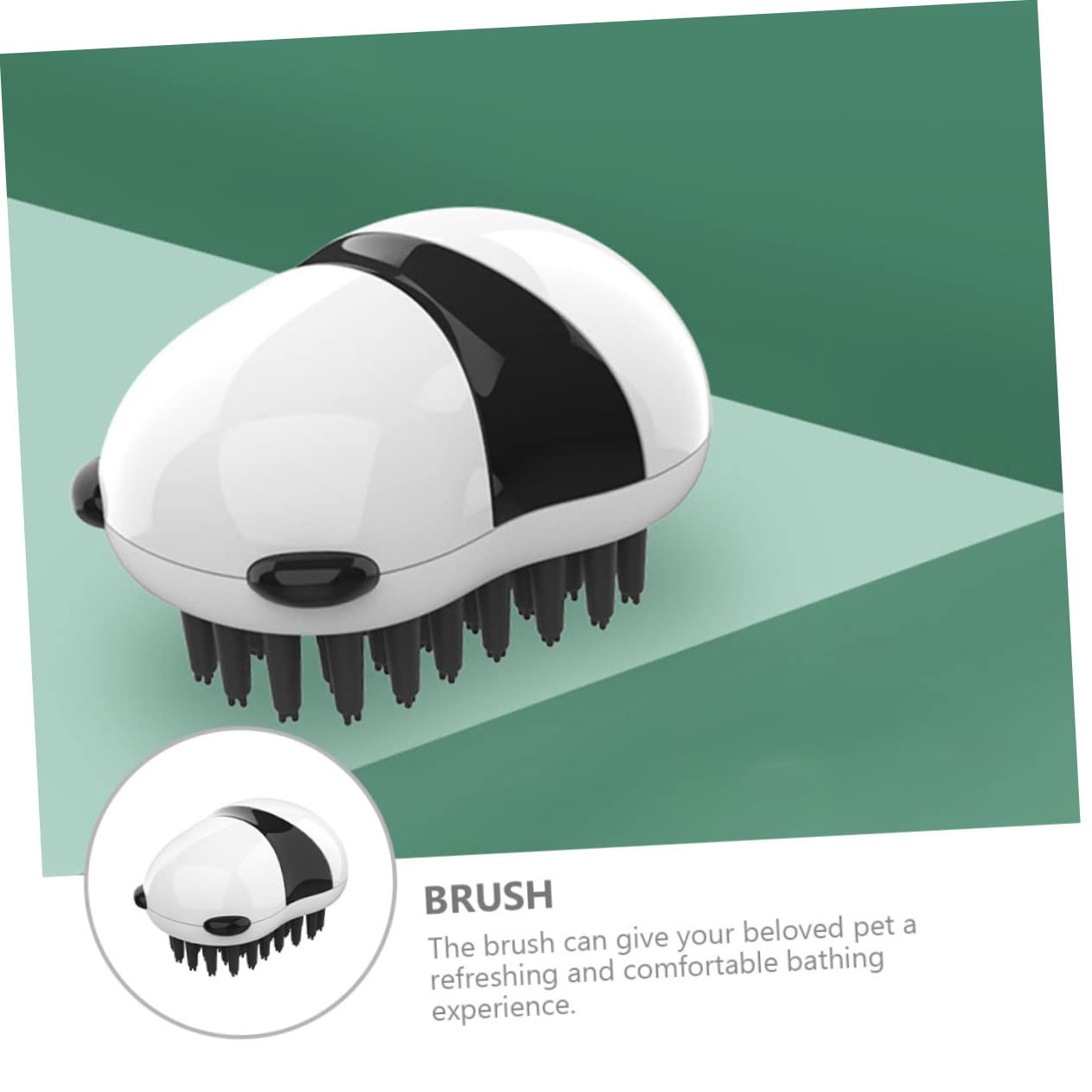 Pet Bath Grooming Brush Hair Removal Silicone Cleaning Glove