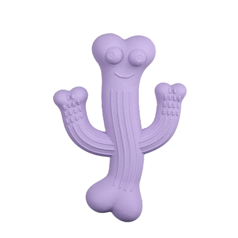 Durable Cactus-Shaped Interactive Pet Chew Toy