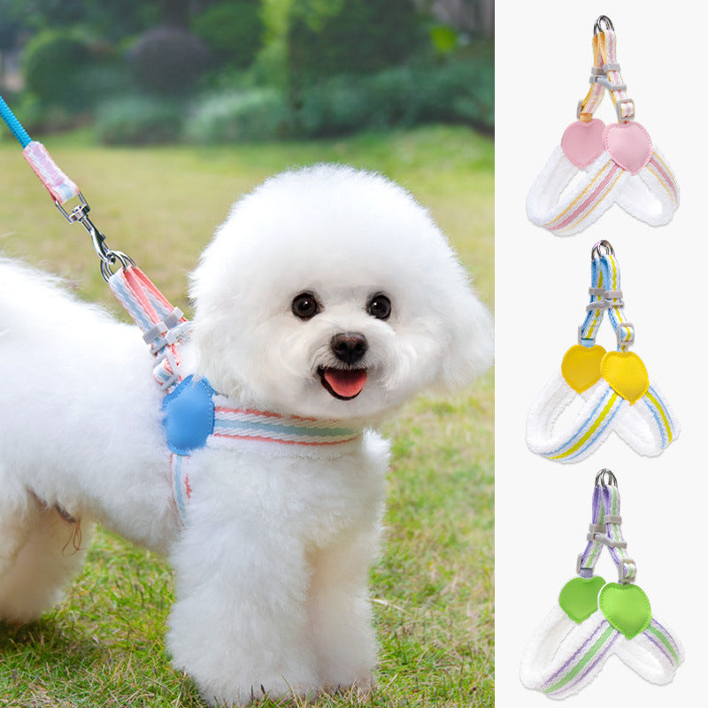 Breathable Summer Pet Harness Vest With Leash