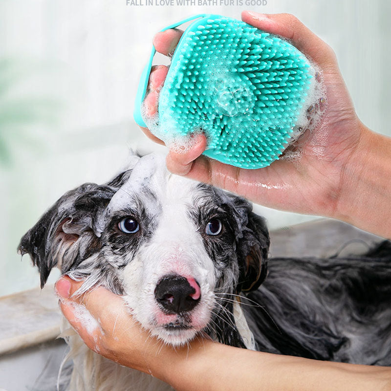 Pet Silicone Massage Grooming Brush