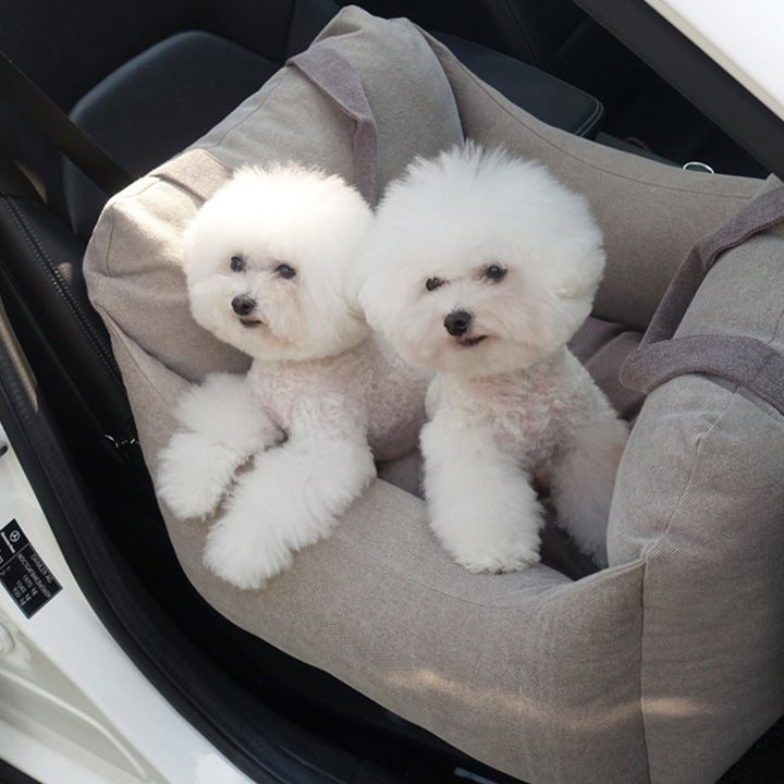 Waterproof Portable Pet Car Seat With Safety Mesh