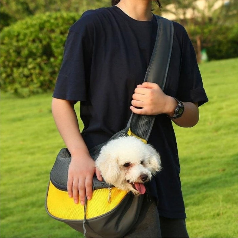 Outdoor Mesh Pet Carrier Bag Comfortable Travel Shoulder Tote