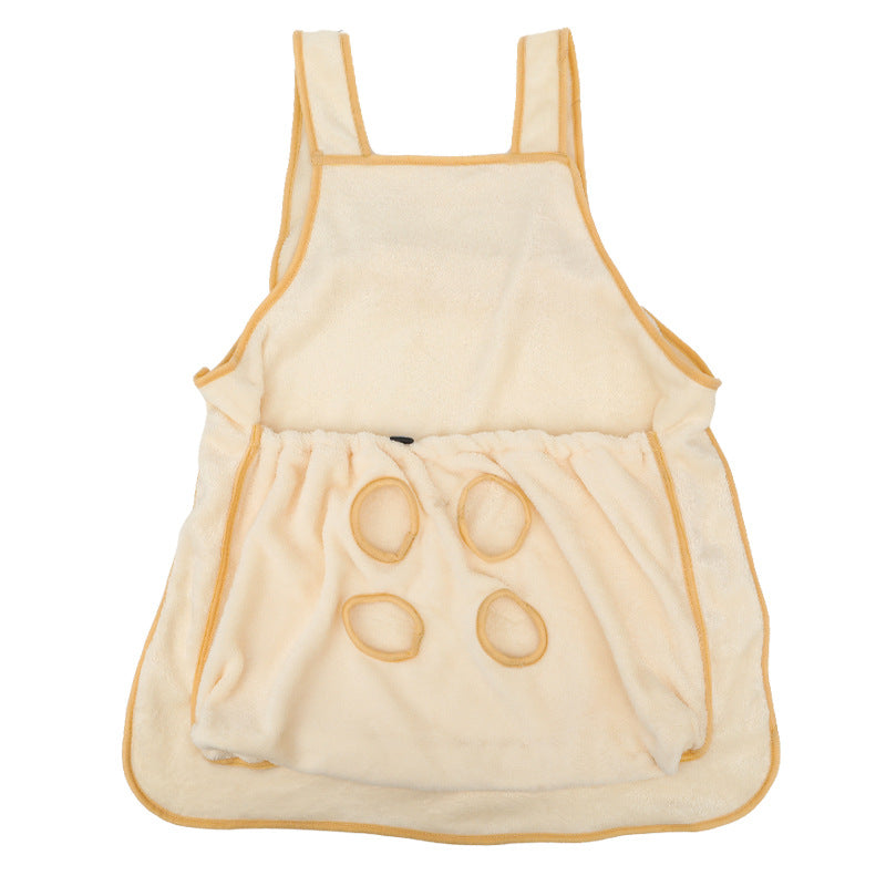 Portable Pet Carrier Apron Plush Travel Pouch