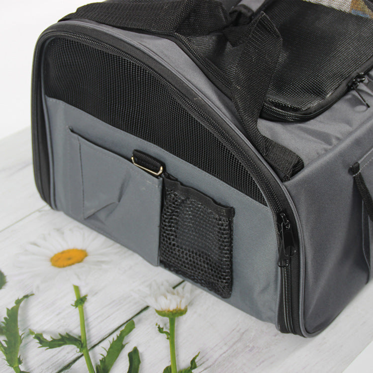 Folding Pet Car Seat Carrier Bag Hammock For Travel